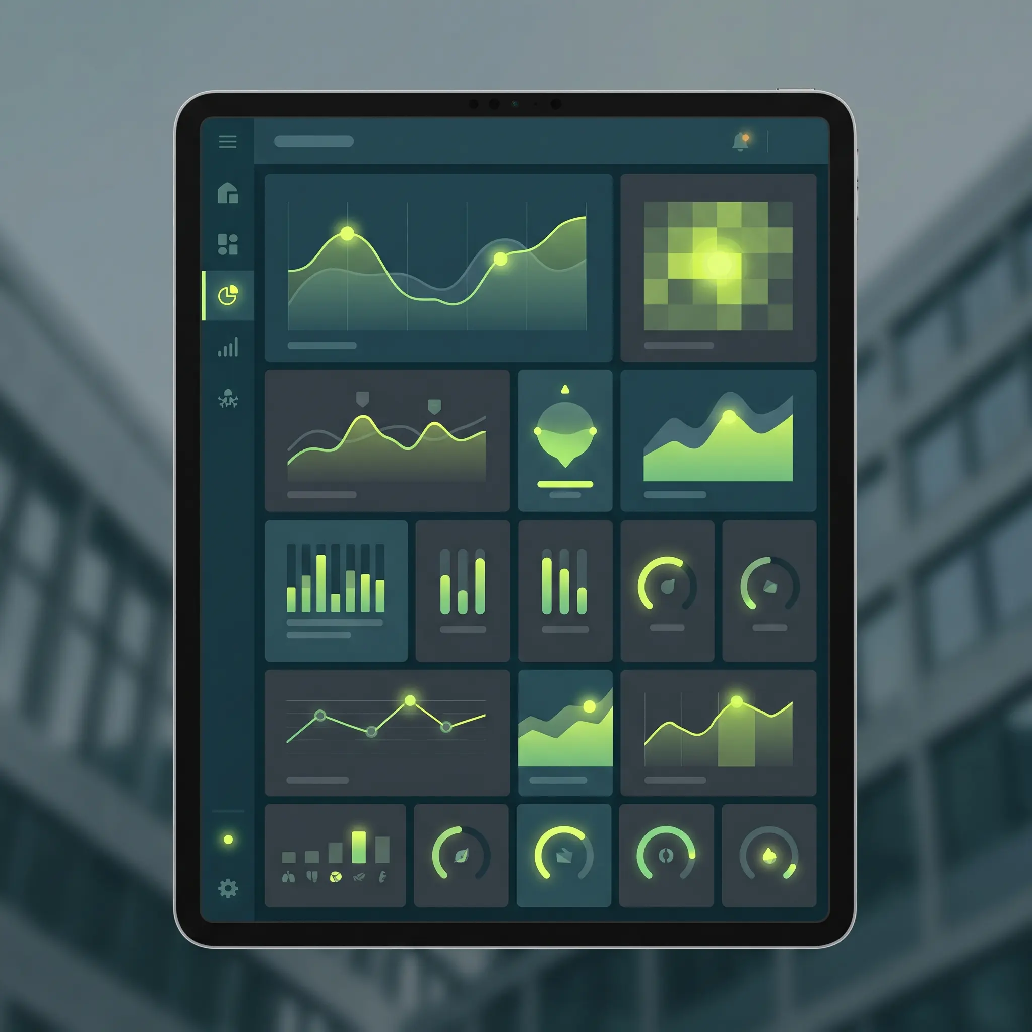 A practical signal dashboard with compact charts and decision markers